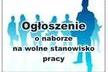 Ogłoszenie o naborze na wolne stanowisko urzędnicze podinspektora ds. księgowości budżetowej w Urzędzie Gminy Nur